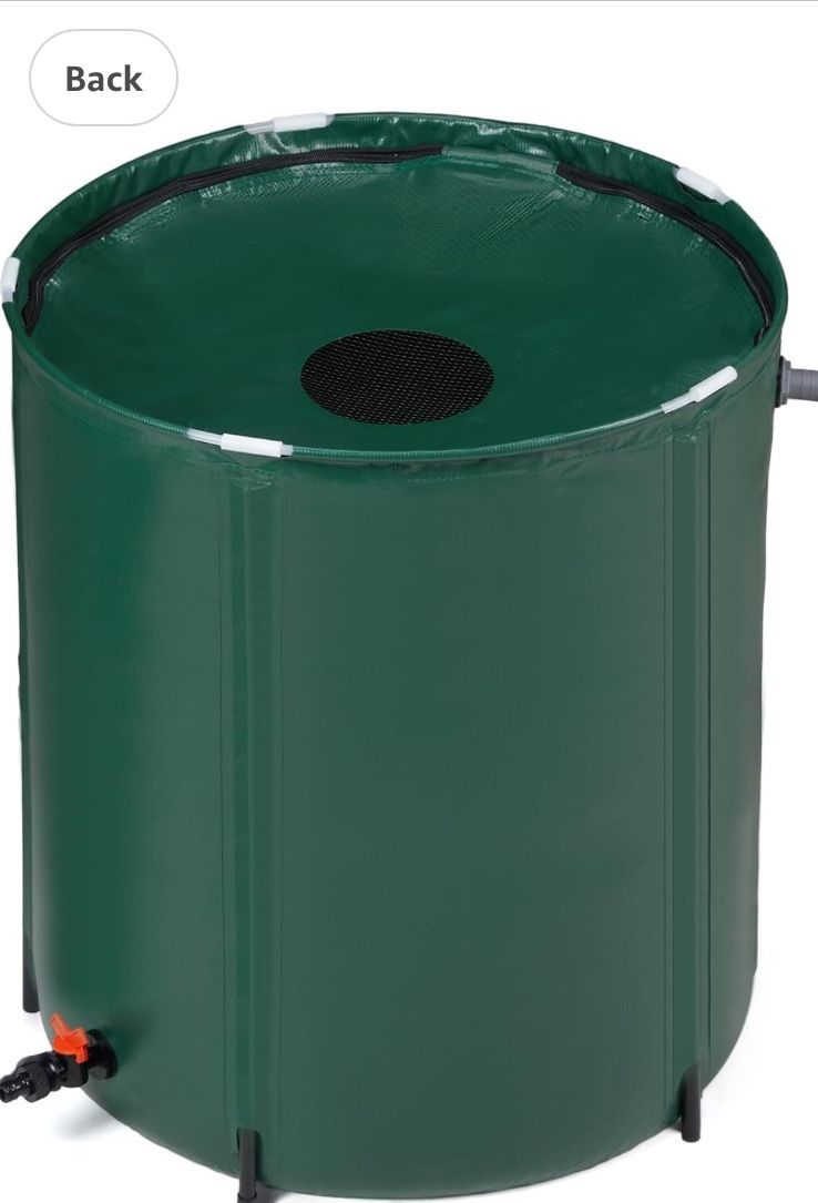 Collapsible rainwater catchment 55 gallons