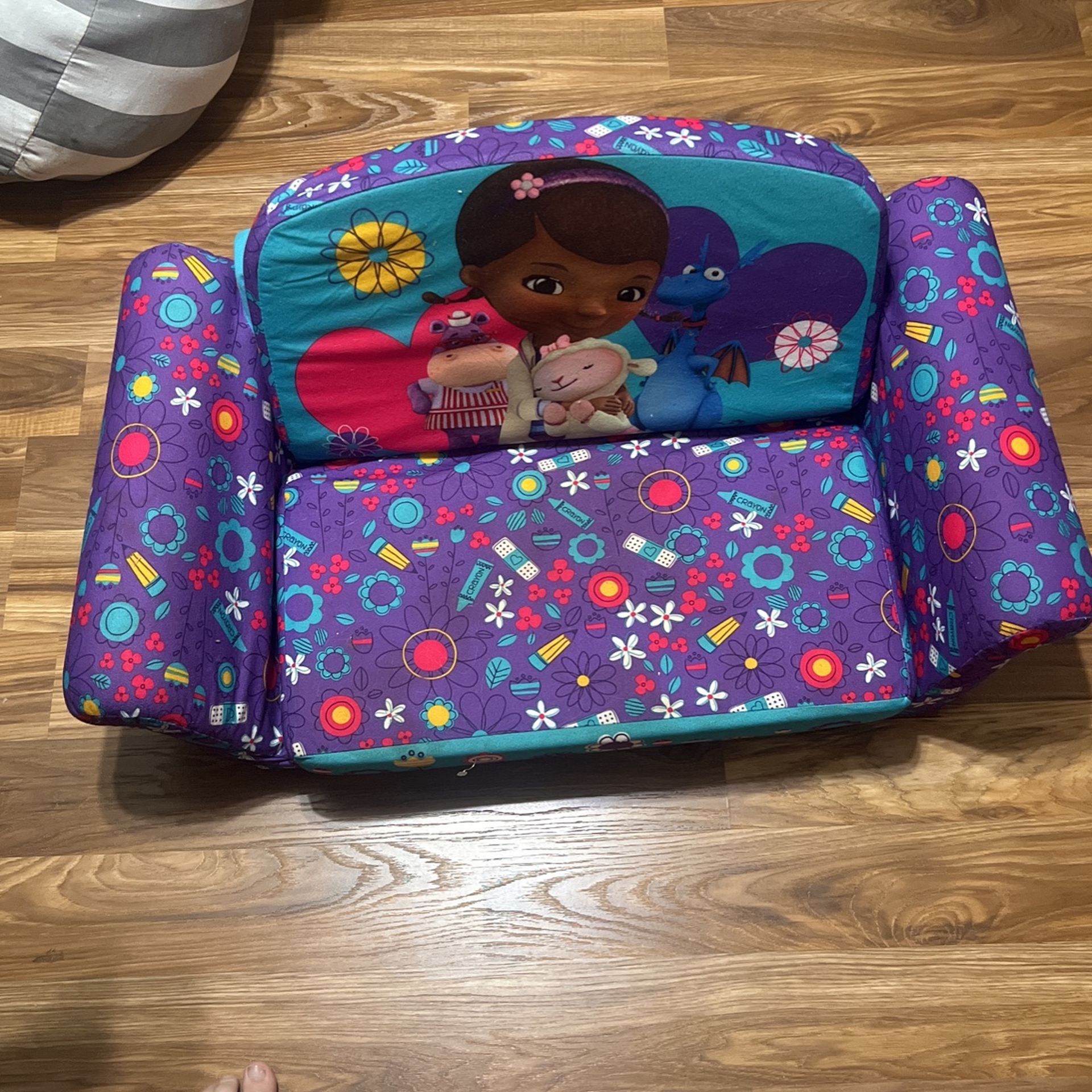 Doc Mcstuffins Kids Pull Out Couch
