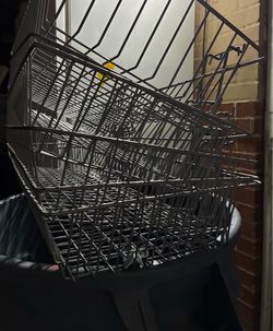 (6) New Peg Board Storage Baskets 2x1 $20 for all