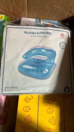 Inflatable Glitter Chair 