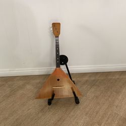VTG RUSSIAN BALALAIKA THREE  MINI GUITAR 
