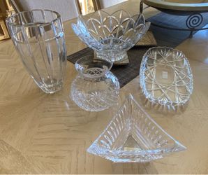 TRADE???  Nice ‘5 Pcs CRYSTAL’ Lot - Super Deal!