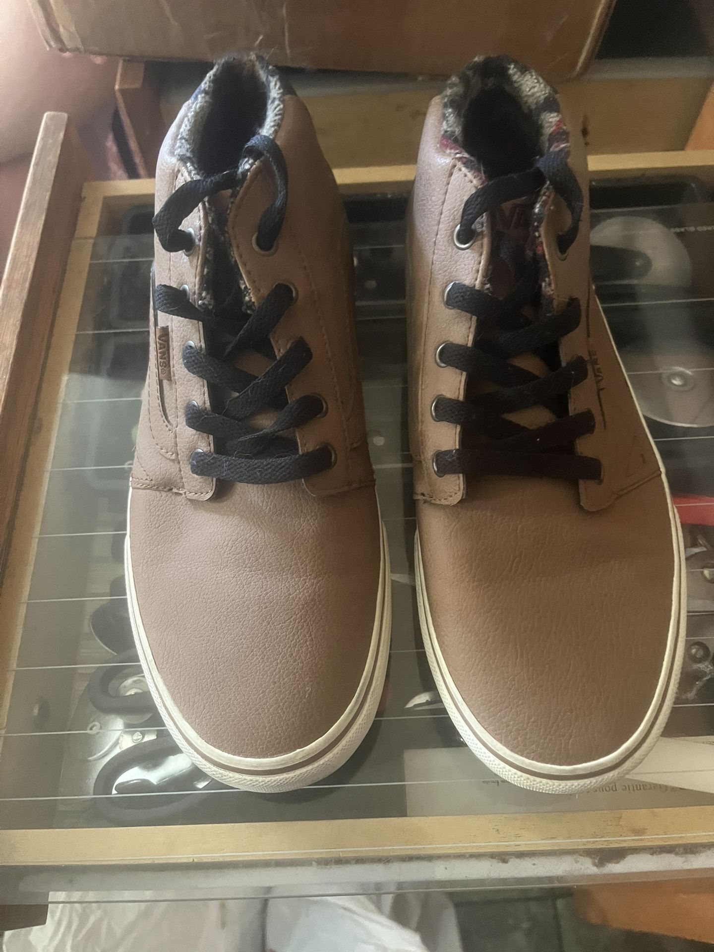 Men’s Vans Shoes Leather
