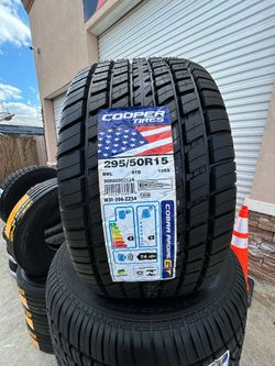 2955015 Cooper Cobra tires with free installation 295-50-15