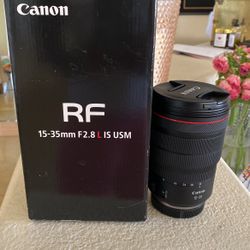 Canon Rf 15-35mm F/2.8L IS ISM lens 
