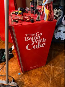 Coca-Cola mini fridge