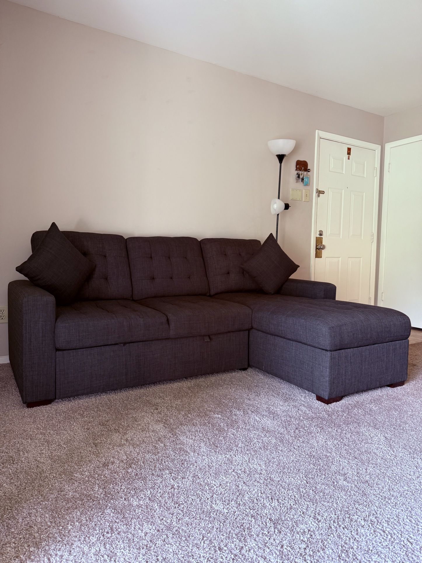 Raymour & Flanigan Storage Sleeper Couch