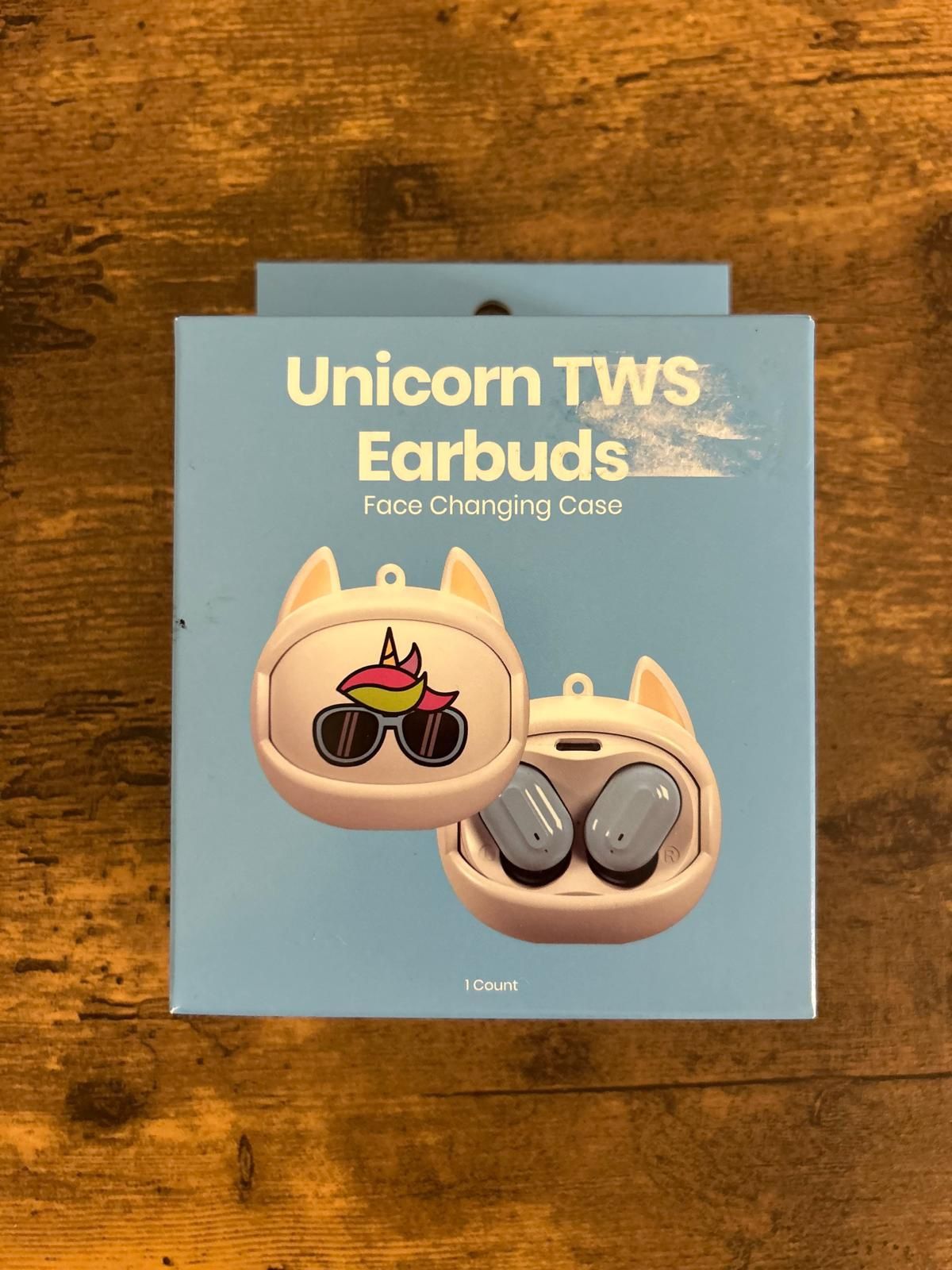 Unicorn Wireless Earbuds TWS Bluetooth Face Changing Case