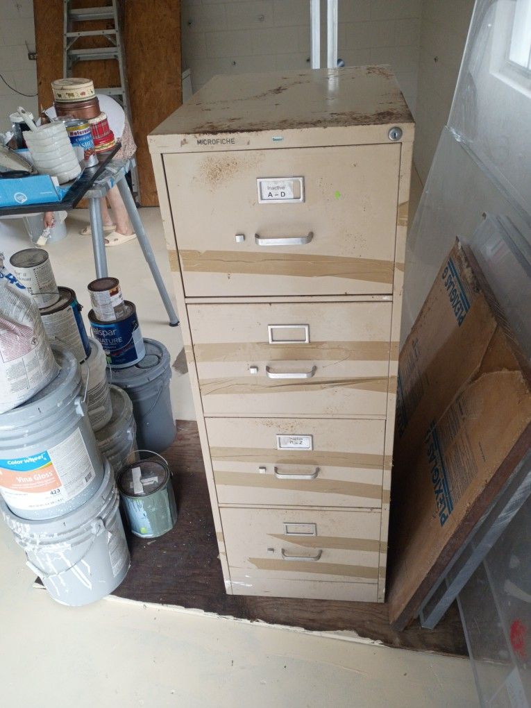 Office Image File Cabinet Good Shape 52"X26.5 Deep 18"wide