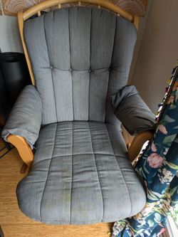 Dutalier rocking chair with ottoman