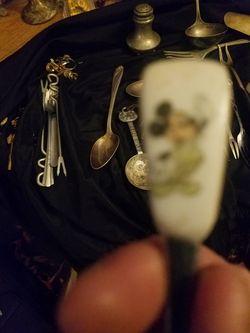 Antique Mickey Mouse baby spoon
