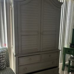 Armoire And Desk Duo