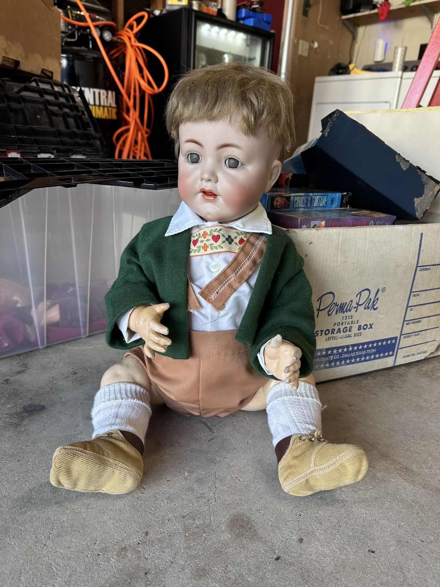 Antique Bisque Head Doll 