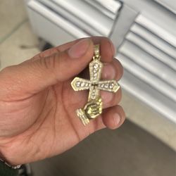 14k Gf Cross Pendant