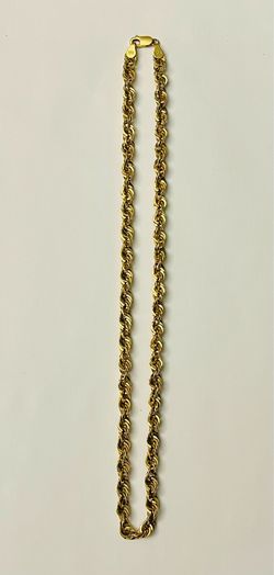 Solid gold rope