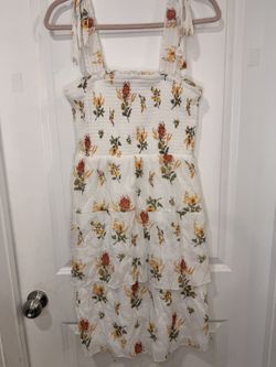 Reformation Brand Mock Tiered Mini Sundress XL