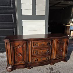 Antique Buffet Table 