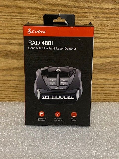 Cobra - RAD 480i Radar and Laser Detector, Works with Apple CarPlay/Android Auto