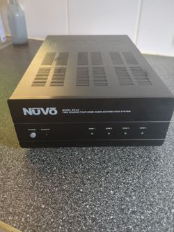 🔥+8 The NuVo NV-A4 (part of the Simplese series) is a 4-zone, multi-source home audio distribution.