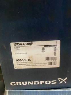 Grundfos 3 Speed With Insulator