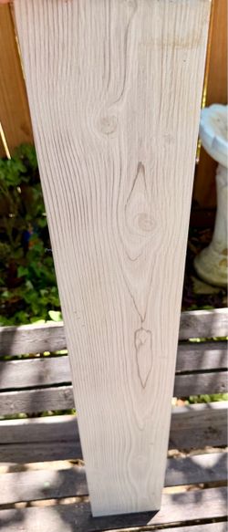 Whitewashed Wood Plank Board