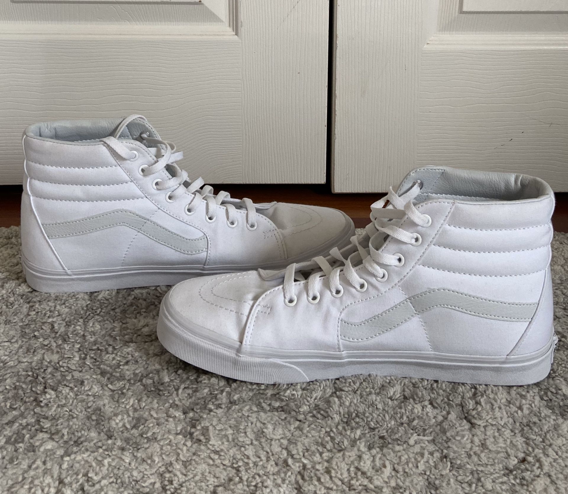 White Vans High Top, size 13