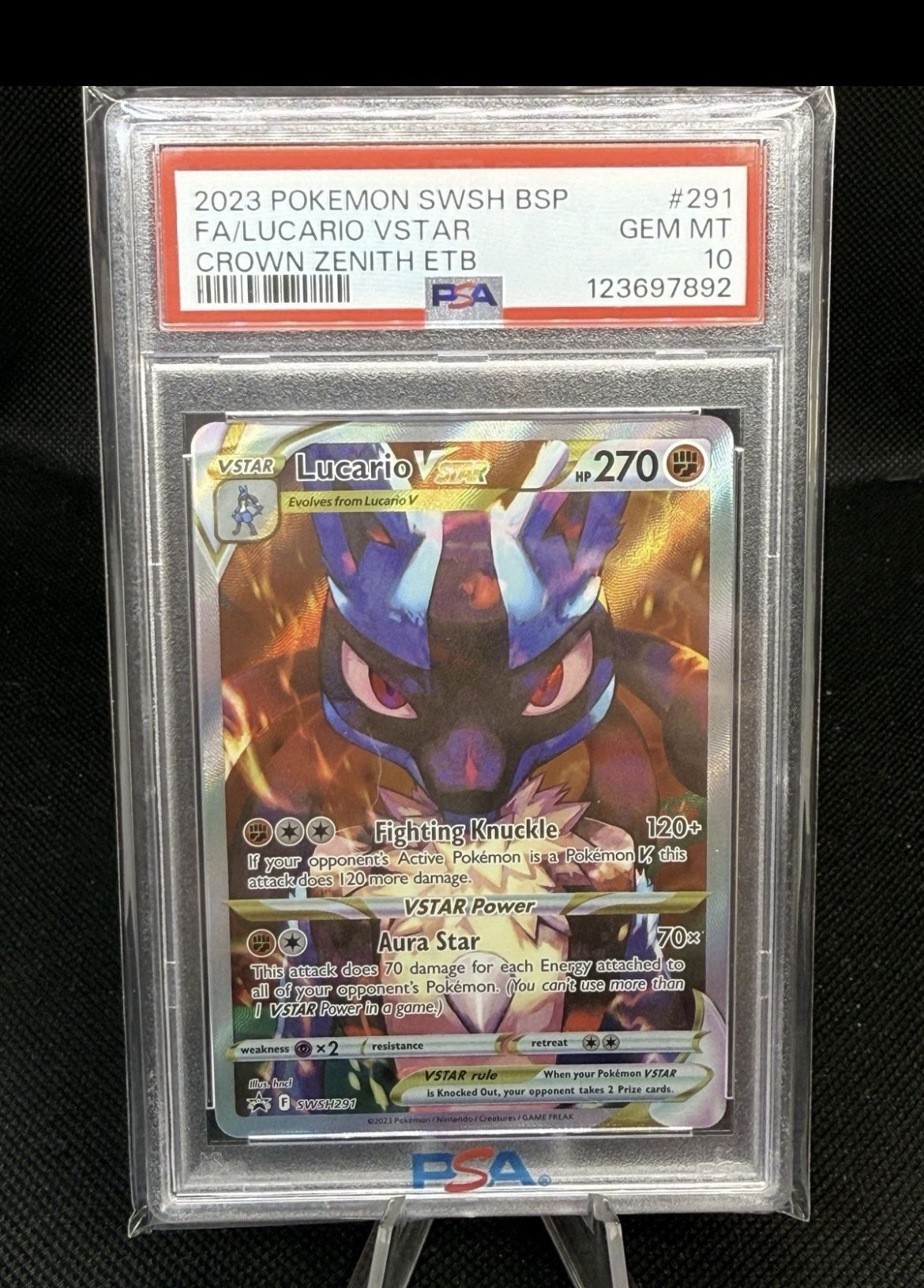 Lucario VSTAR Slab