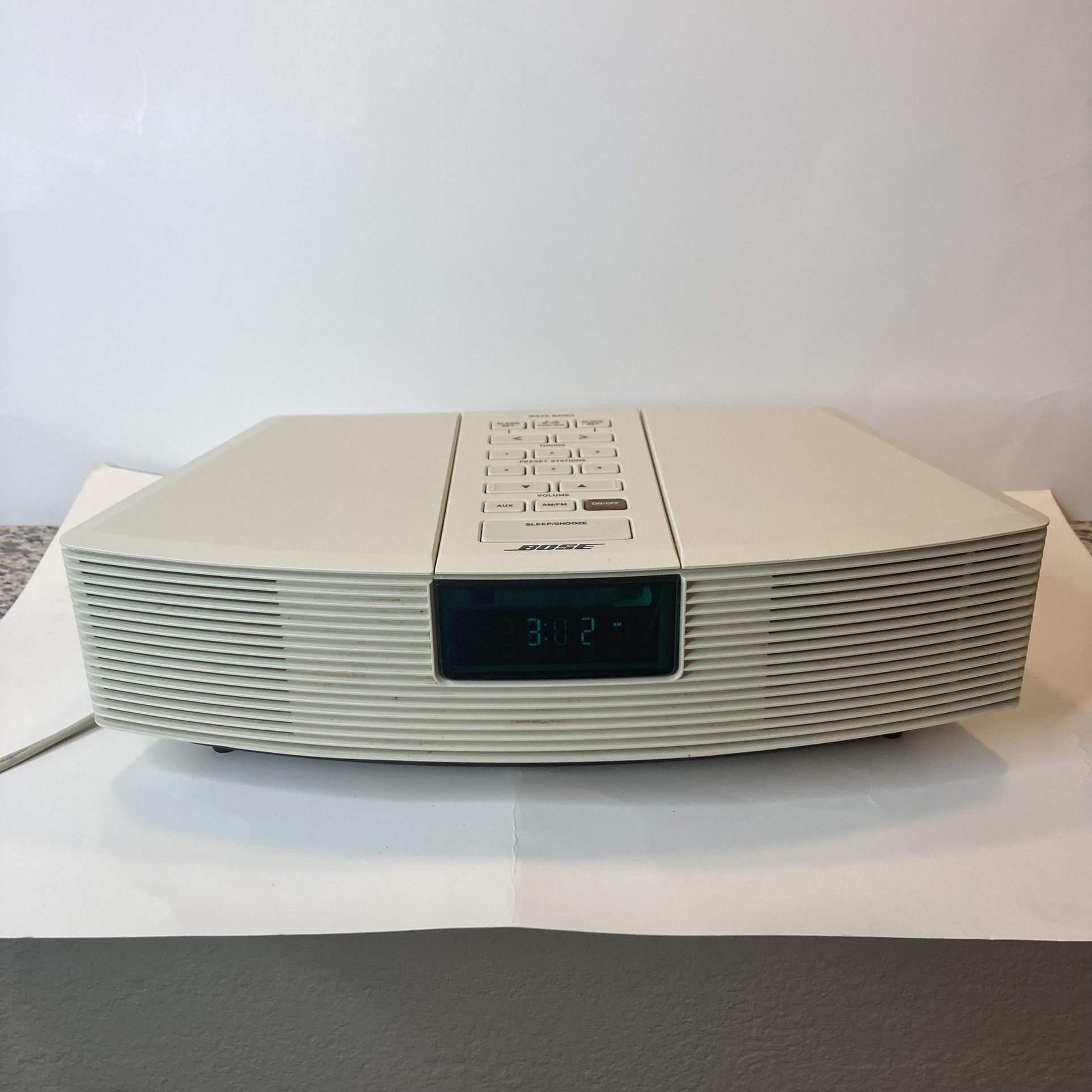 Bose Wave Radio Model AWR1-1W AM FM Radio Alarm Tested No Remote 