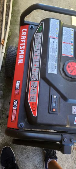 Craftsman 6000-7500 Generator