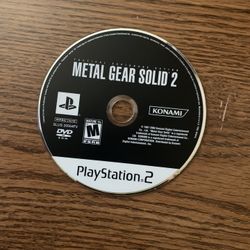 Metal Gear Solid 2 Ps2