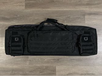 Two firearm soft zipper case