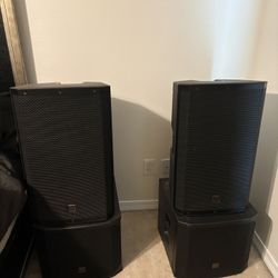 Electro-Voice ELX200-15P 15 inch Powered Speaker and ELX200-18SP 18 inch Powered Subwoofer PA