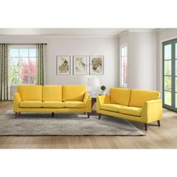 2pc Set: Sofa, Love