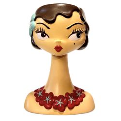 Seductress Chalice Tiki Mug Tiki Farm Miss Fluff 6.75" Tall 12 Oz.