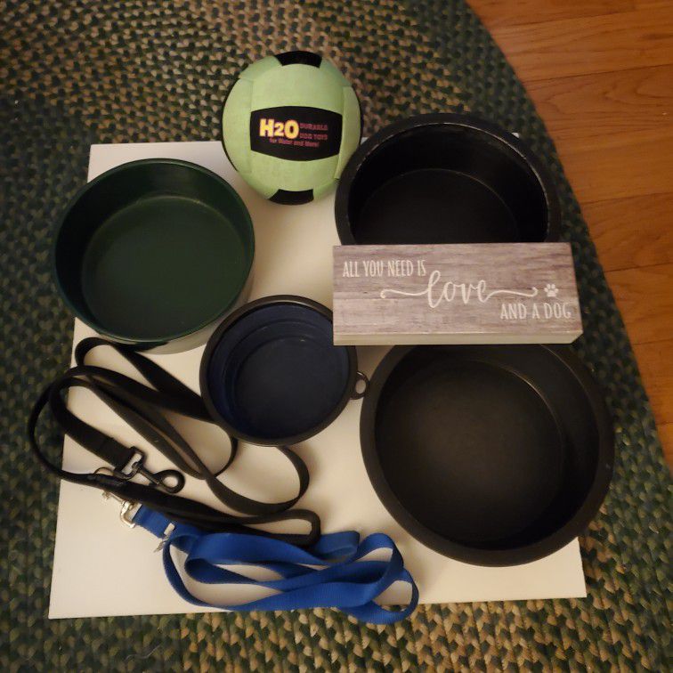 Misc. Dog Items And Sign ($All For $5) (Need Gone Today)