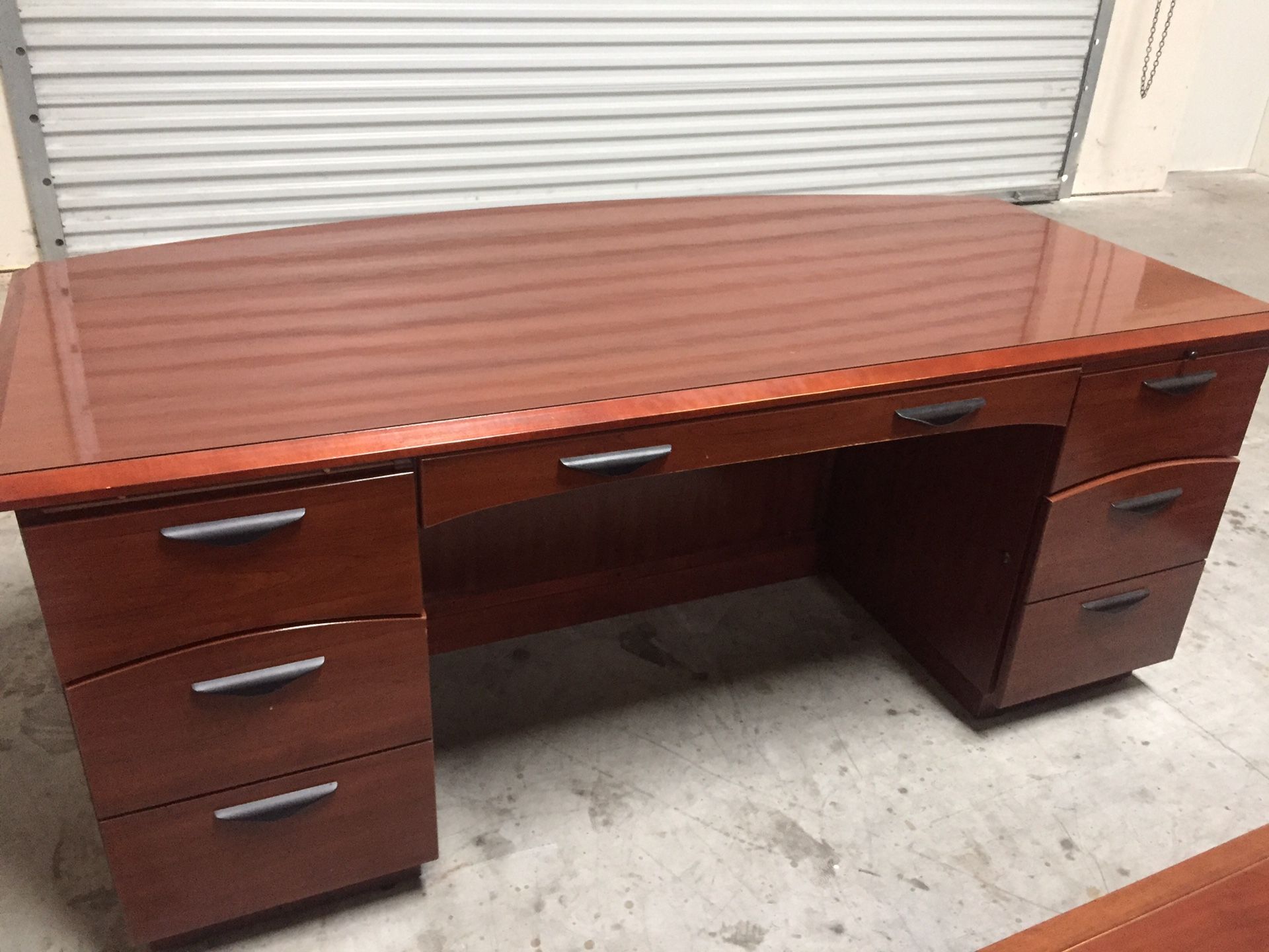 Office Desk & Credenza