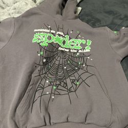 Grey Spider Hoodie 