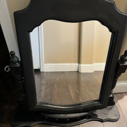 Black Vanity Mirror
