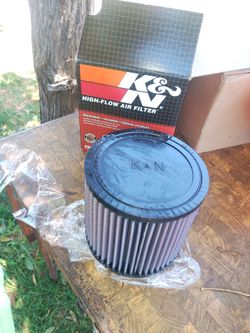 Vw stock carburetor K&N RA-0580 Round Straight Air Filter Flange Dia. (F): 2.063 in. (52 mm)
Will fit Baja or buggy will not fit under decklid 
$40