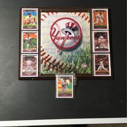 Yankees - Baseball Card Display $20