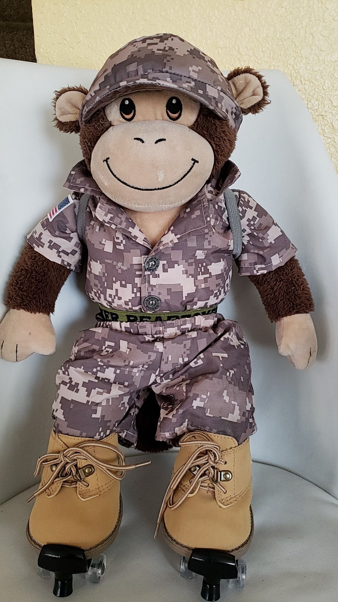 Build a bear military monkey 🐒🐵