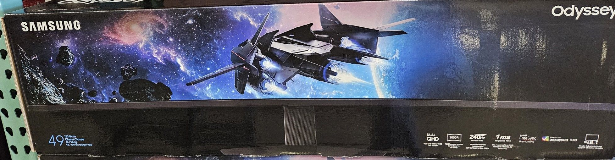 Samsung 49" Ultrawide Odyssey G95C DQHD 240Hz Curved Gaming Monitor