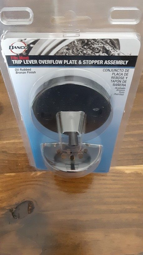 Trip Lever Overflow Plate and Stopper Assembly