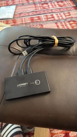 UGREEN 2-PC USB Switcher Box Button Selector