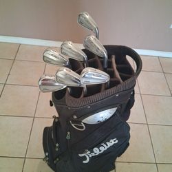 Titleist T 100 Forged Irons 7 Clubs @ Titleist Bag