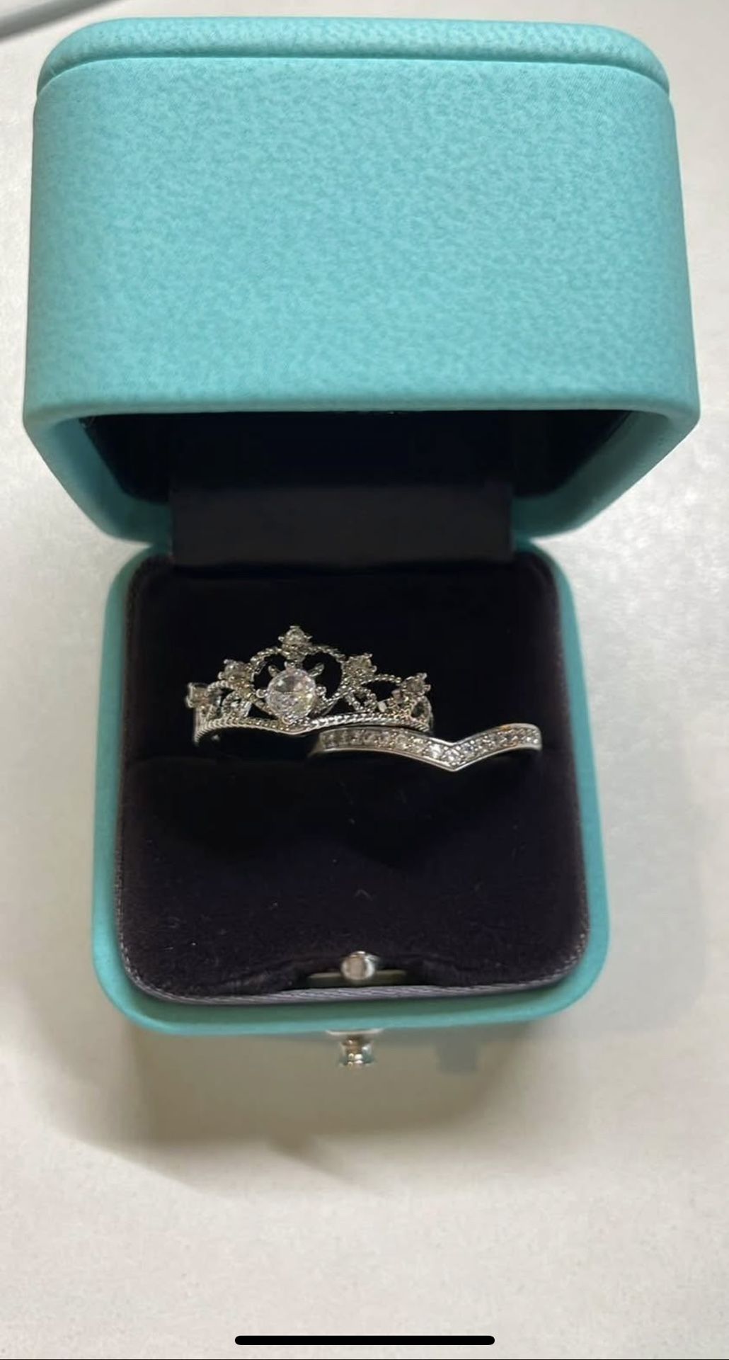 Two Pieces Queen Crown Ring 