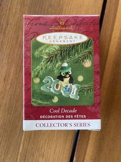 Hallmark Ornament Cool Decade 2001