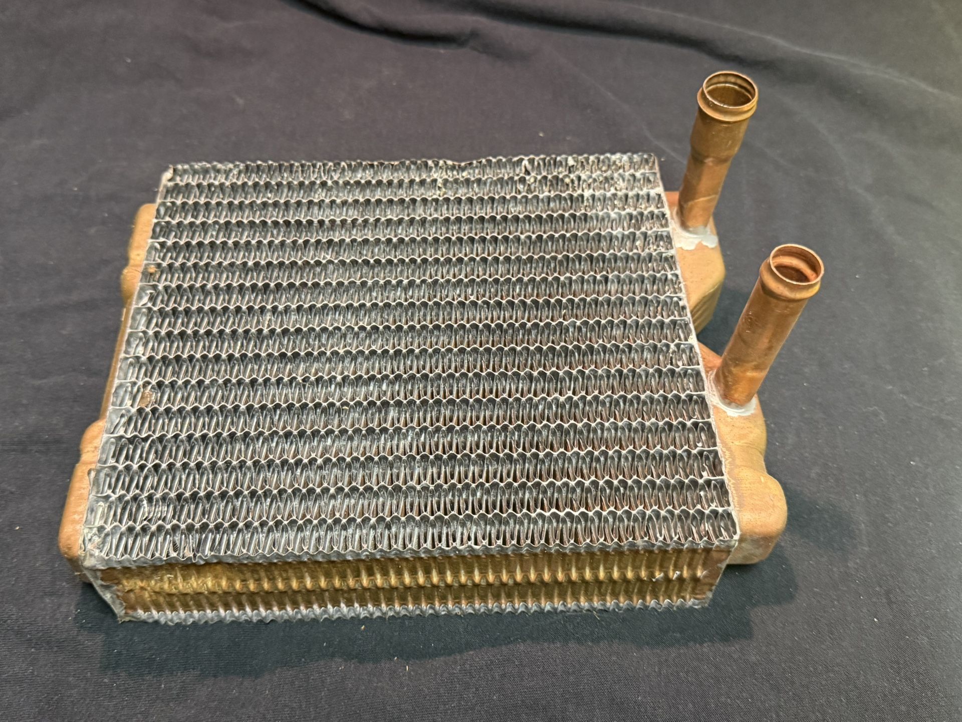 Vintage Copper Brass Heater Core Nos
