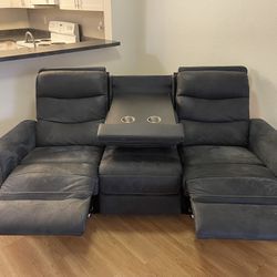Electric Recliner With Cup Holder