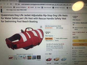 Dog Life Jacket